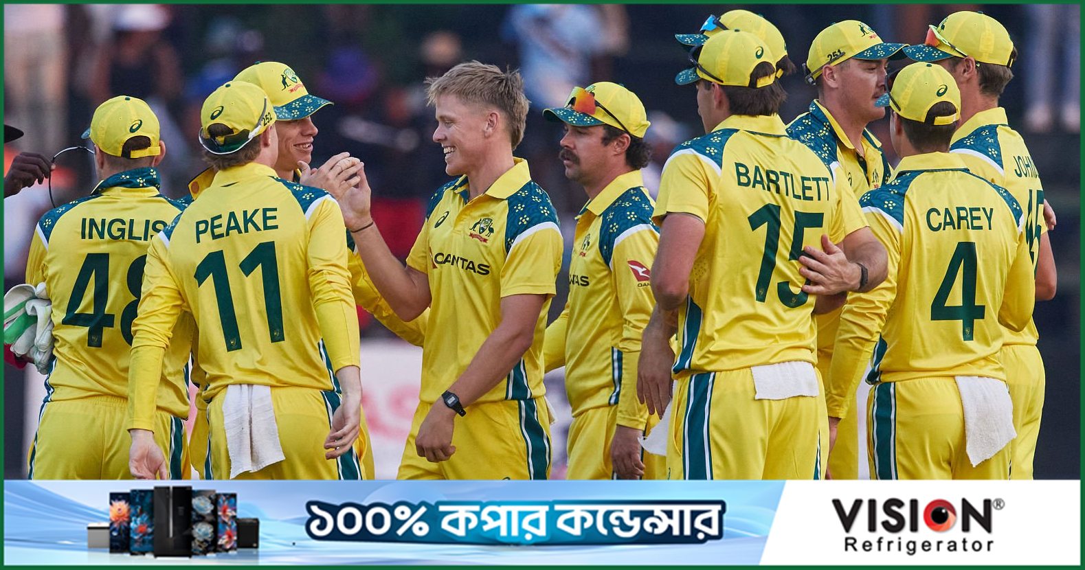 শেষ ওয়ানডের আগে অস্ট্রেলিয়া শিবিরে চোটের ধাক্কা